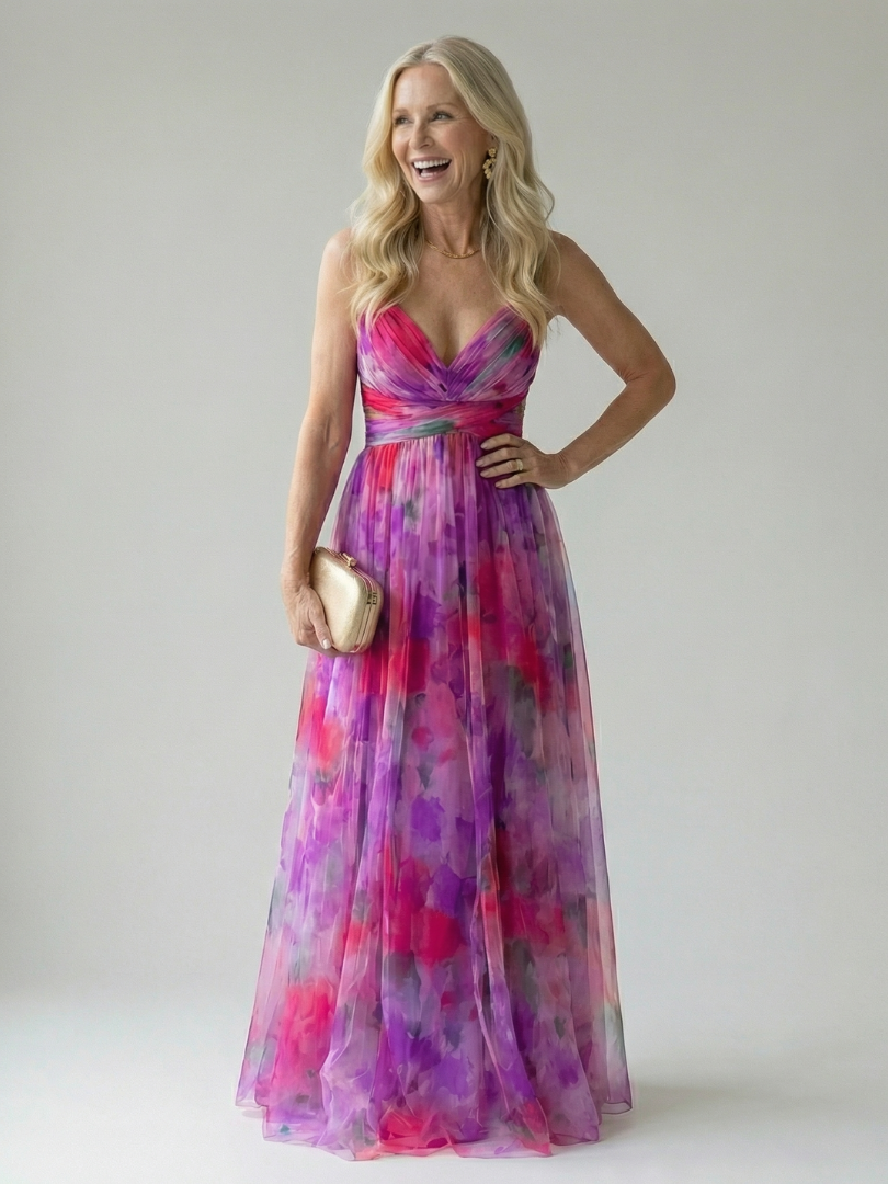 Rosaline | Robe Maxi à Enveloppe Douce