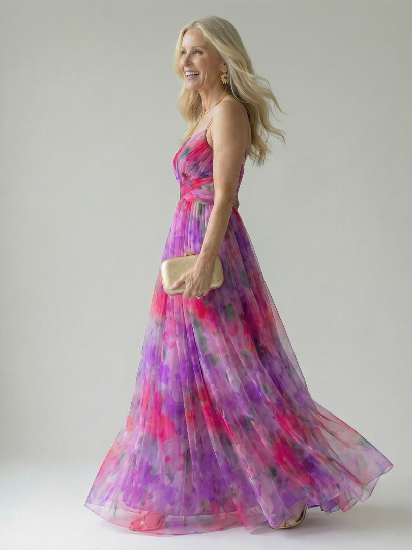 Rosaline | Robe Maxi à Enveloppe Douce