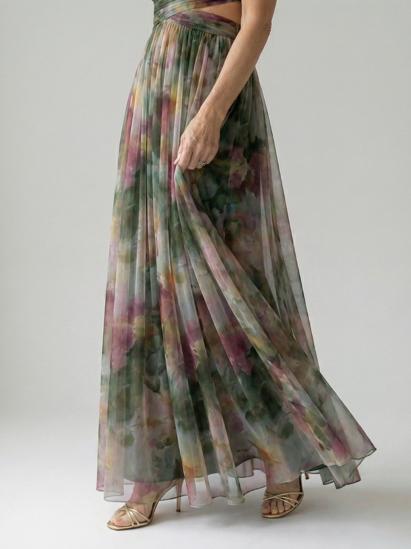 Rosaline | Robe Maxi à Enveloppe Douce