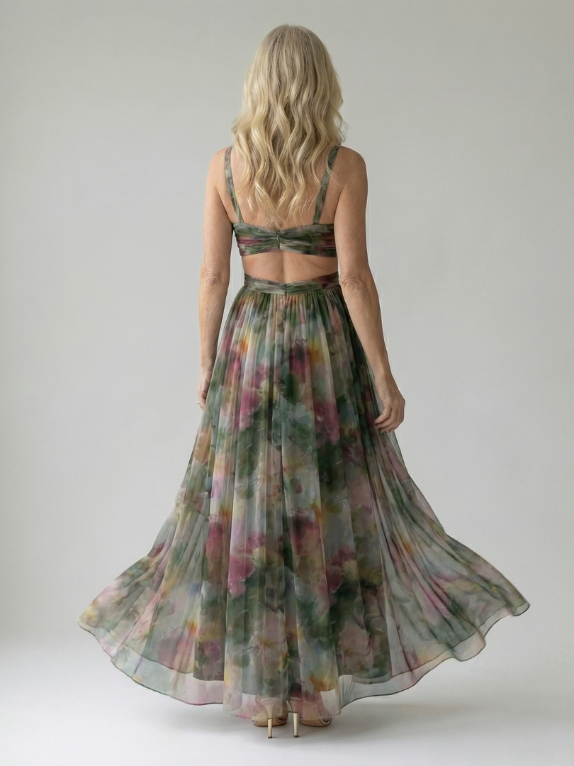 Rosaline | Robe Maxi à Enveloppe Douce