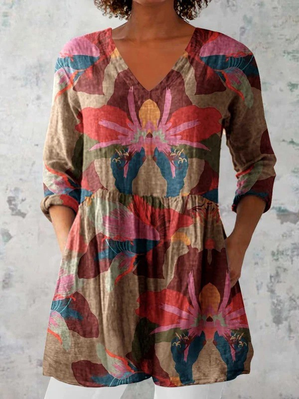 Marie-Josée | Blouse Fluide Imprimée