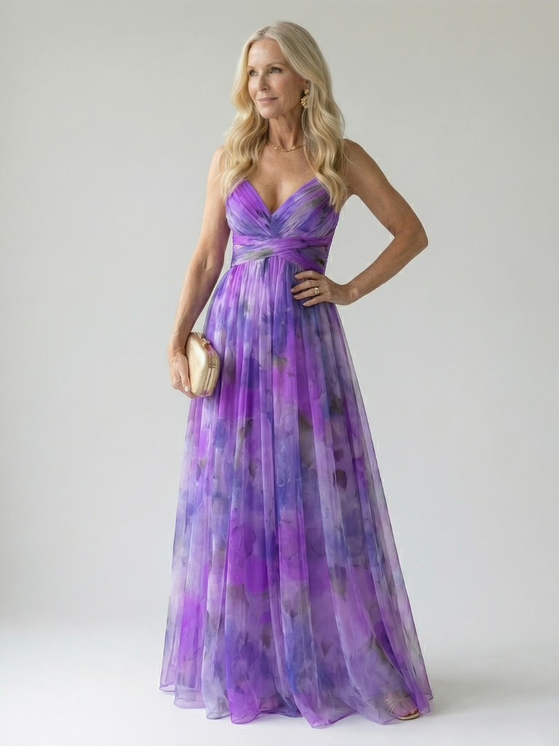 Rosaline | Robe Maxi à Enveloppe Douce