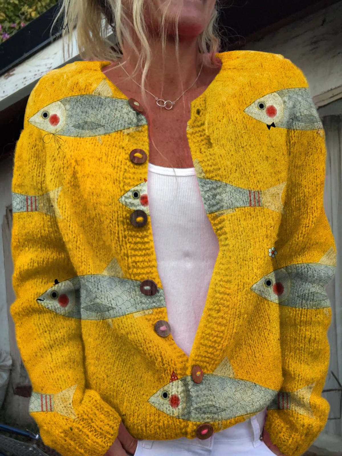 Aurore | Gilet Vintage en Maille