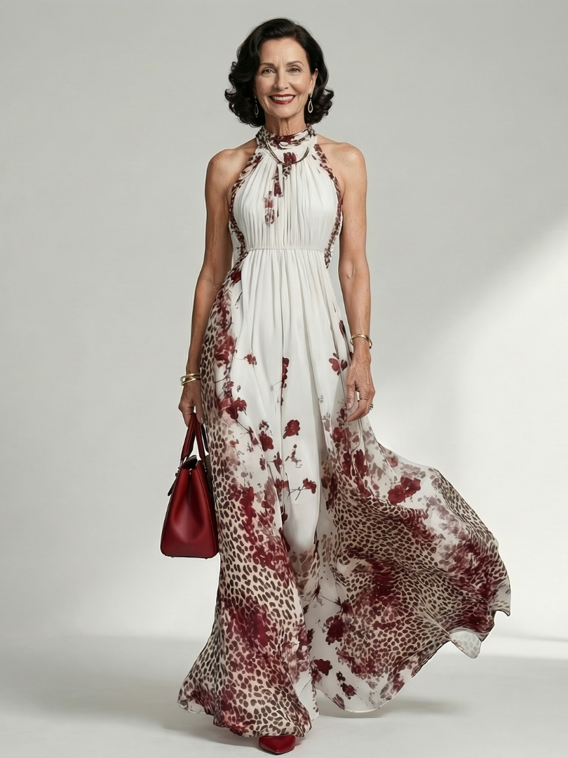 Eugénie | Robe Maxi Plissée Blanche