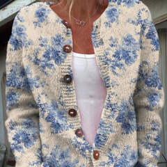 Céleste | Gilet Vintage en Maille