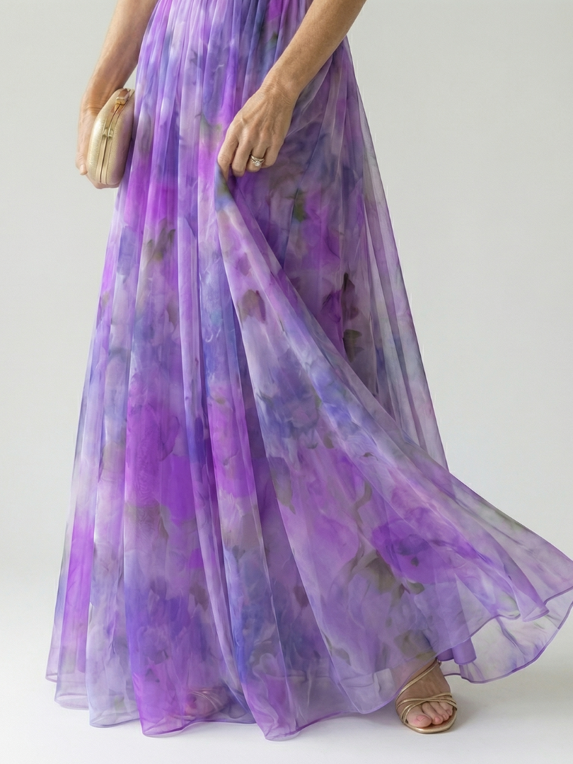 Rosaline | Robe Maxi à Enveloppe Douce