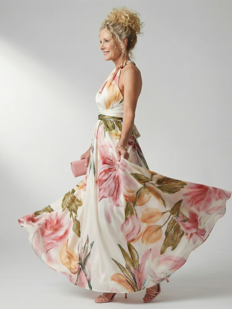 Ernestine | Robe Maxi Fleurie Légère
