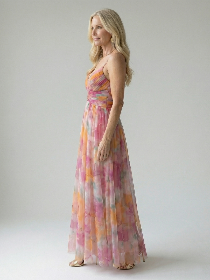 Rosaline | Robe Maxi à Enveloppe Douce