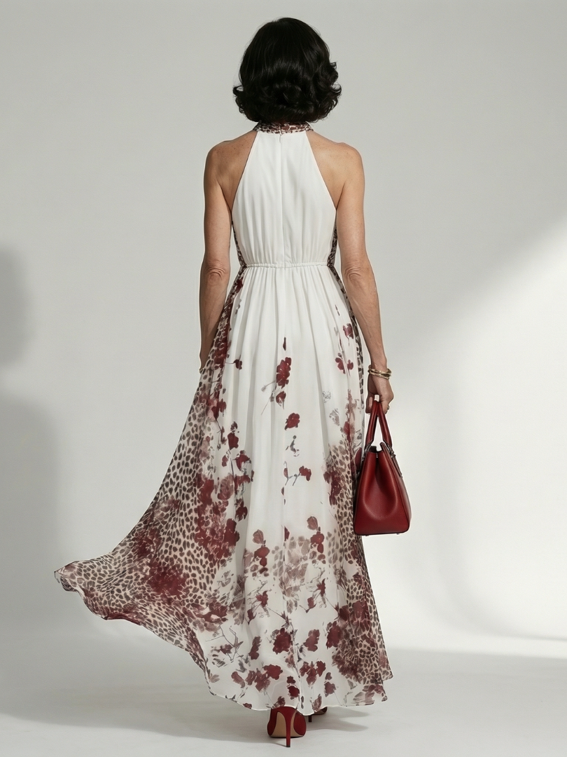 Eugénie | Robe Maxi Plissée Blanche