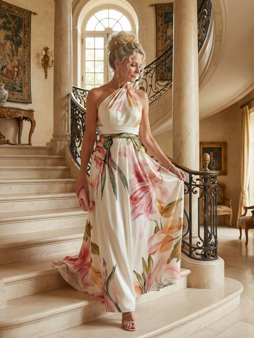 Ernestine | Robe Maxi Fleurie Légère
