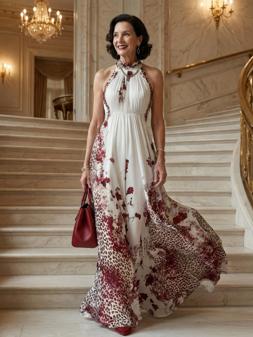 Eugénie | Robe Maxi Plissée Blanche