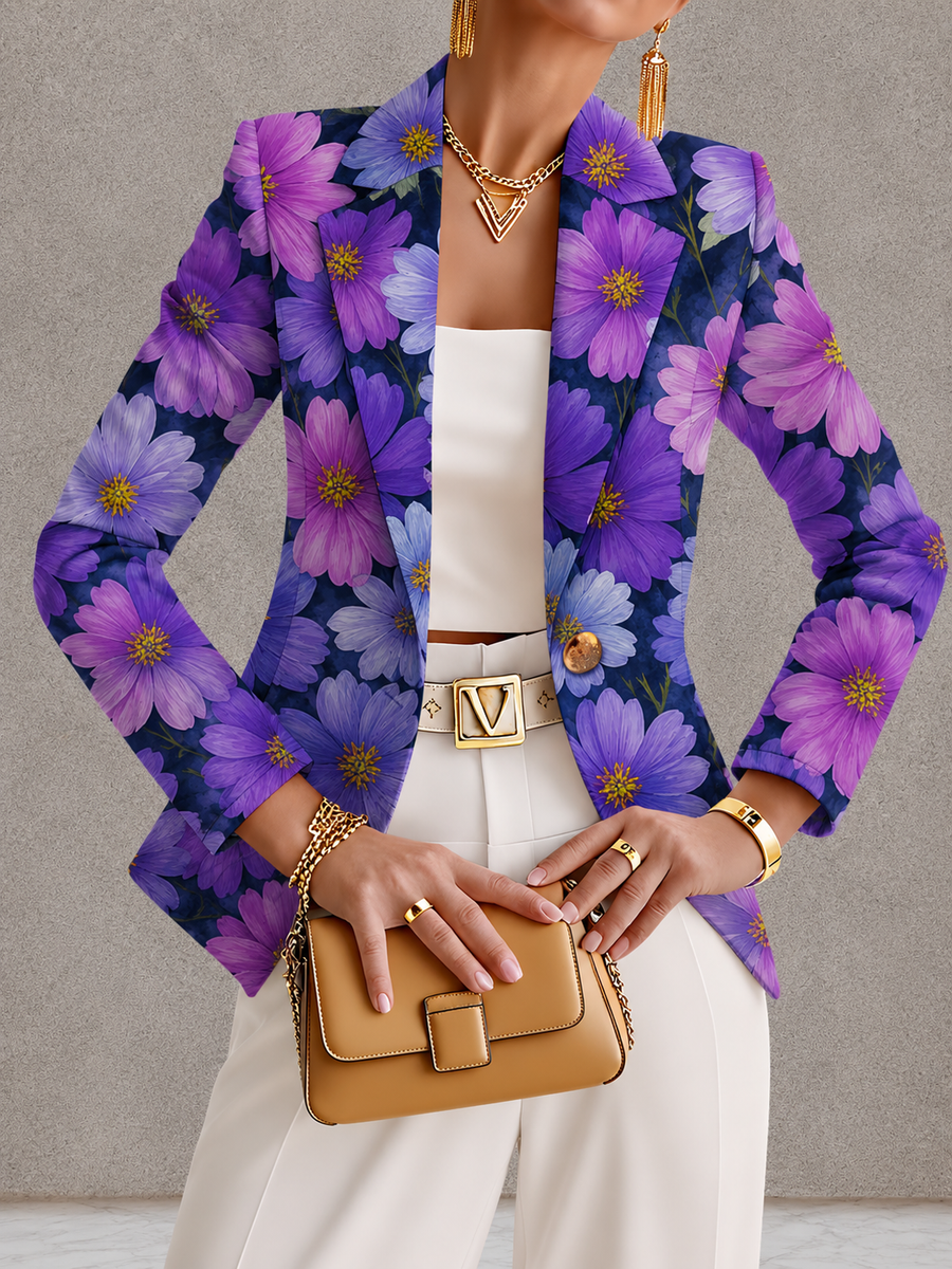Bérénice | Veste Blazer Cosmos Violet