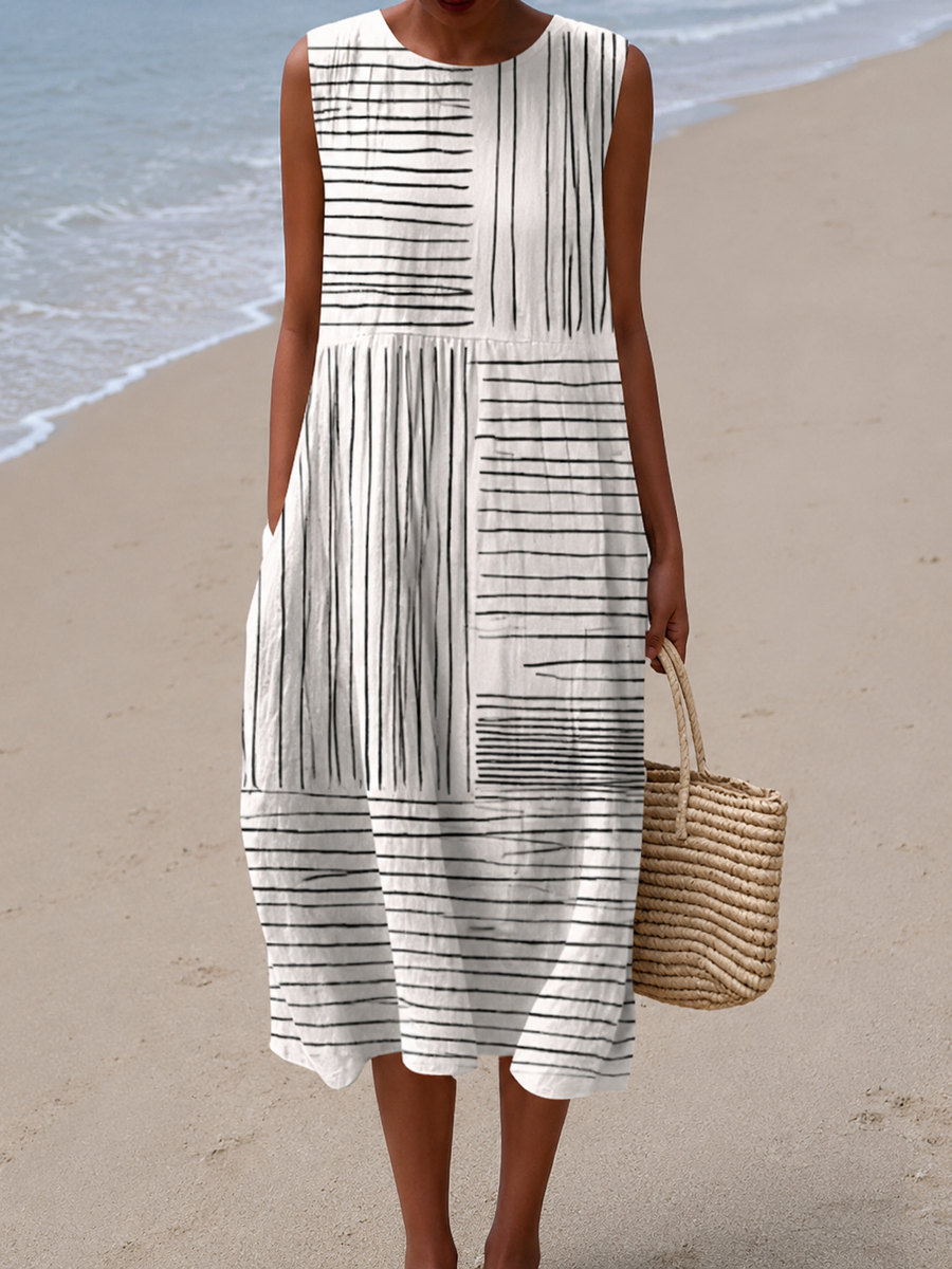 Séverine | Robe Midi Imprimée
