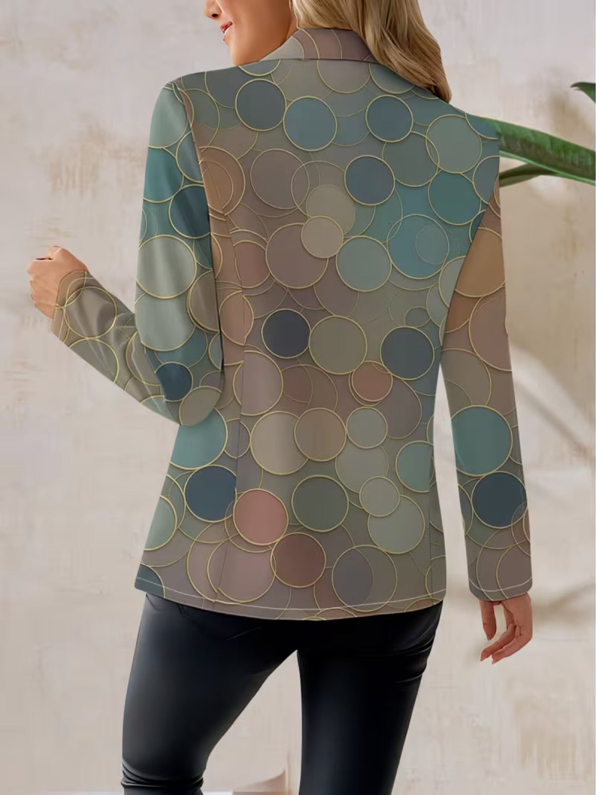 Léontine | Veste Blazer Mosaïque de Points