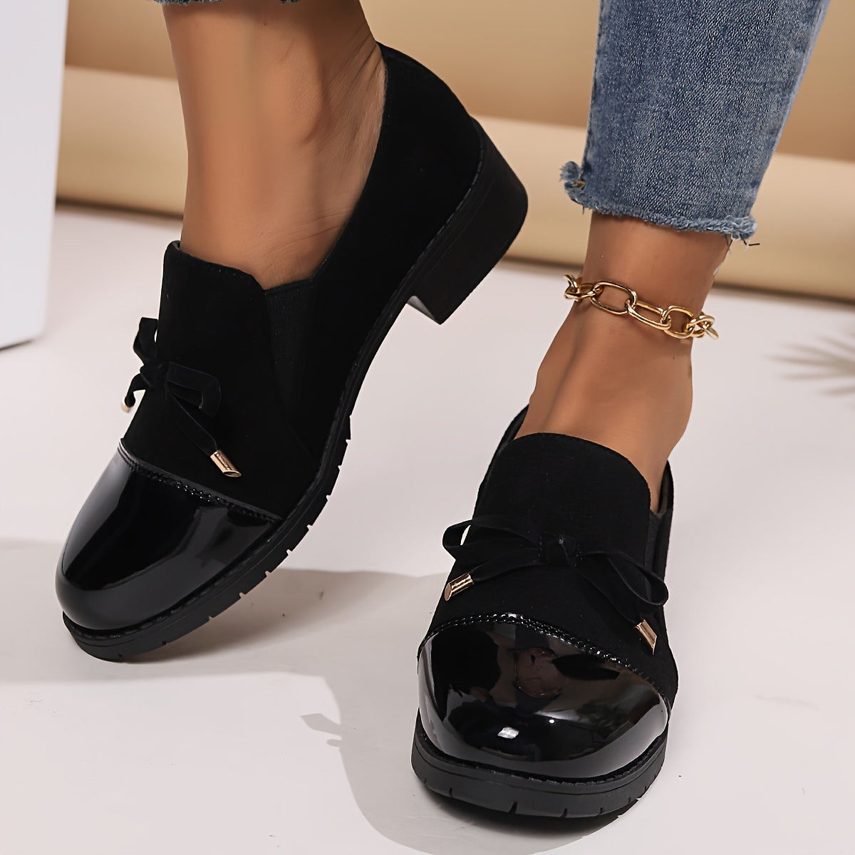 Julietta | Mocassins Confort Bout Verni